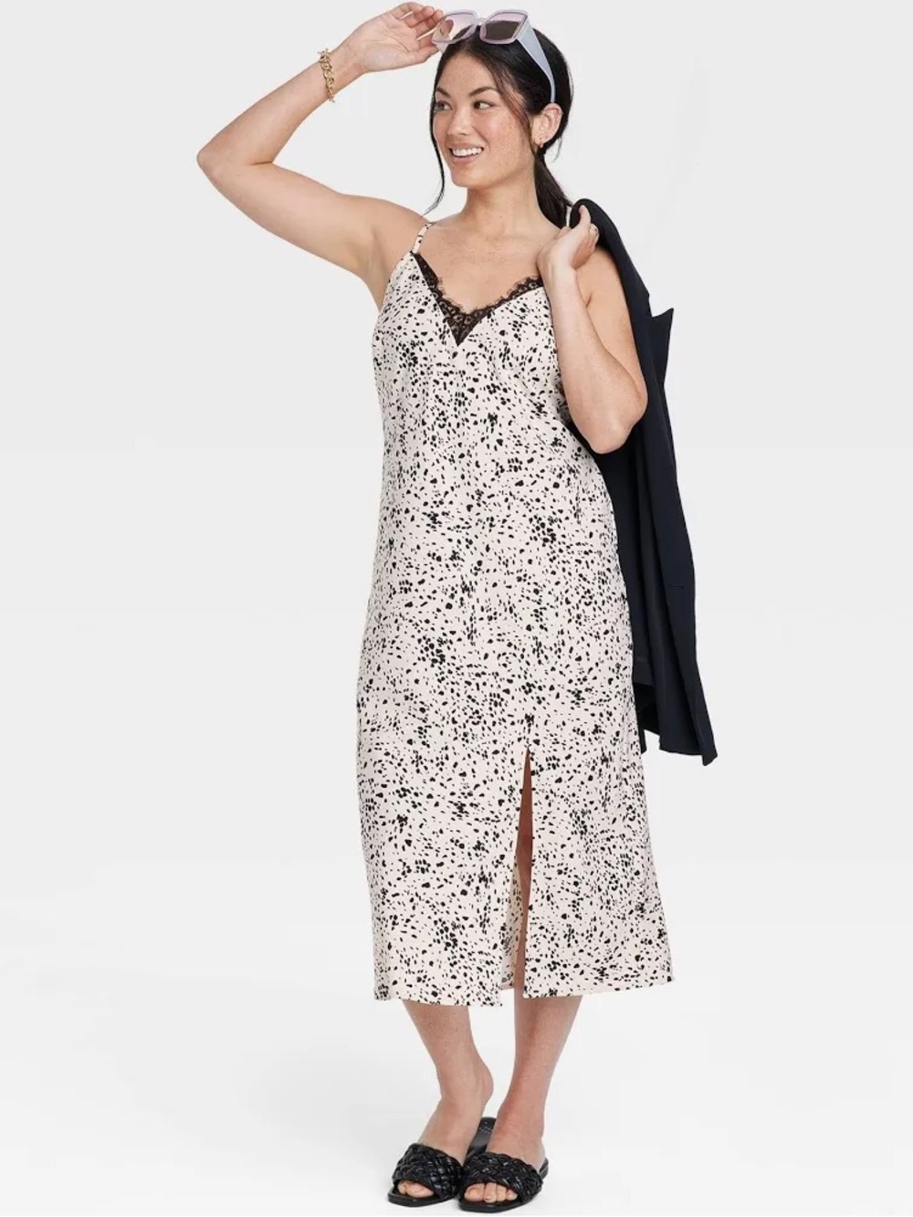 A New Day Slip Midi Dress